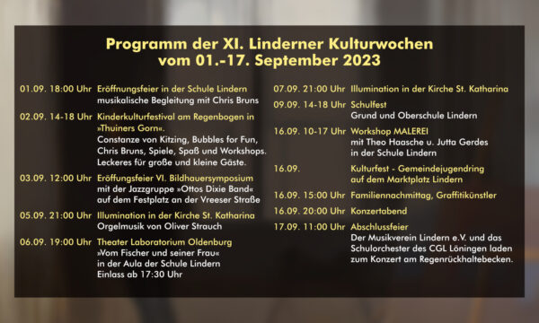 Programm Kulturwochen